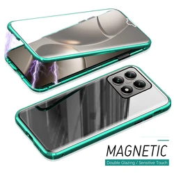 Double-Sided Magnetic Glass Case For Xiaomi Mi 14T 15T Pro 5G Tempered Glass Cover For Xiaomi Mi 14 T 14Tpro Mi15T Pro Coque