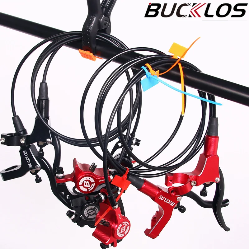 

BUCKLOS MTB шоссейный велосипед гидравлические суппорты дискового тормоза спереди и сзади 800/1500 мм велосипедный масляный тормозной суппорт комплект MT200 тормоза