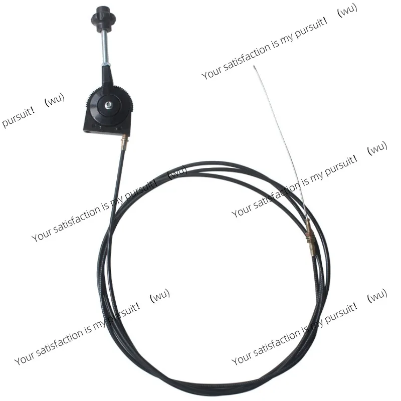 Excavator Manual Throttle Control for Harvester Tractor Ship Manure Spreader Throttle Cable Assembly Self-locking Controller