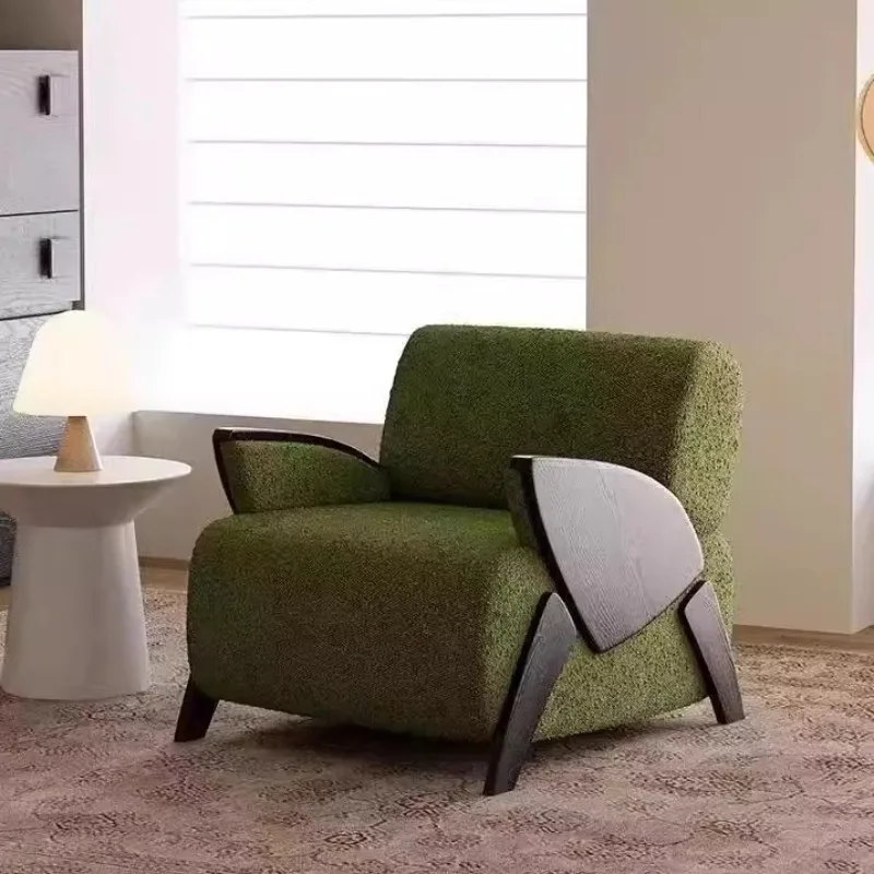 

Medieval leisure sofa chair small apartment living room household lazy sofa