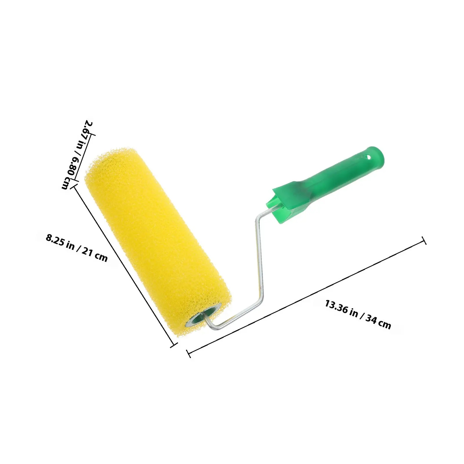 Medium Texture Sponge Paint Roller Ergonomic Handle Wall Texture Roller Painting DIY Textured Walls Ceilings Painting Sponges