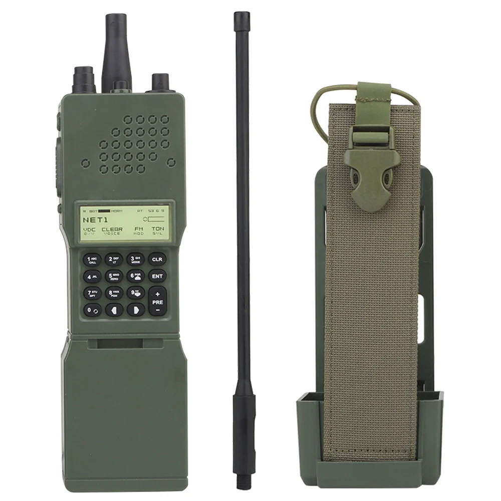 Tactical PRC-152 Radio Dummy Model Outdoor Training Walkie Talkie Dummy Model Militar CS Game Cosplays Interphone Model Prop
