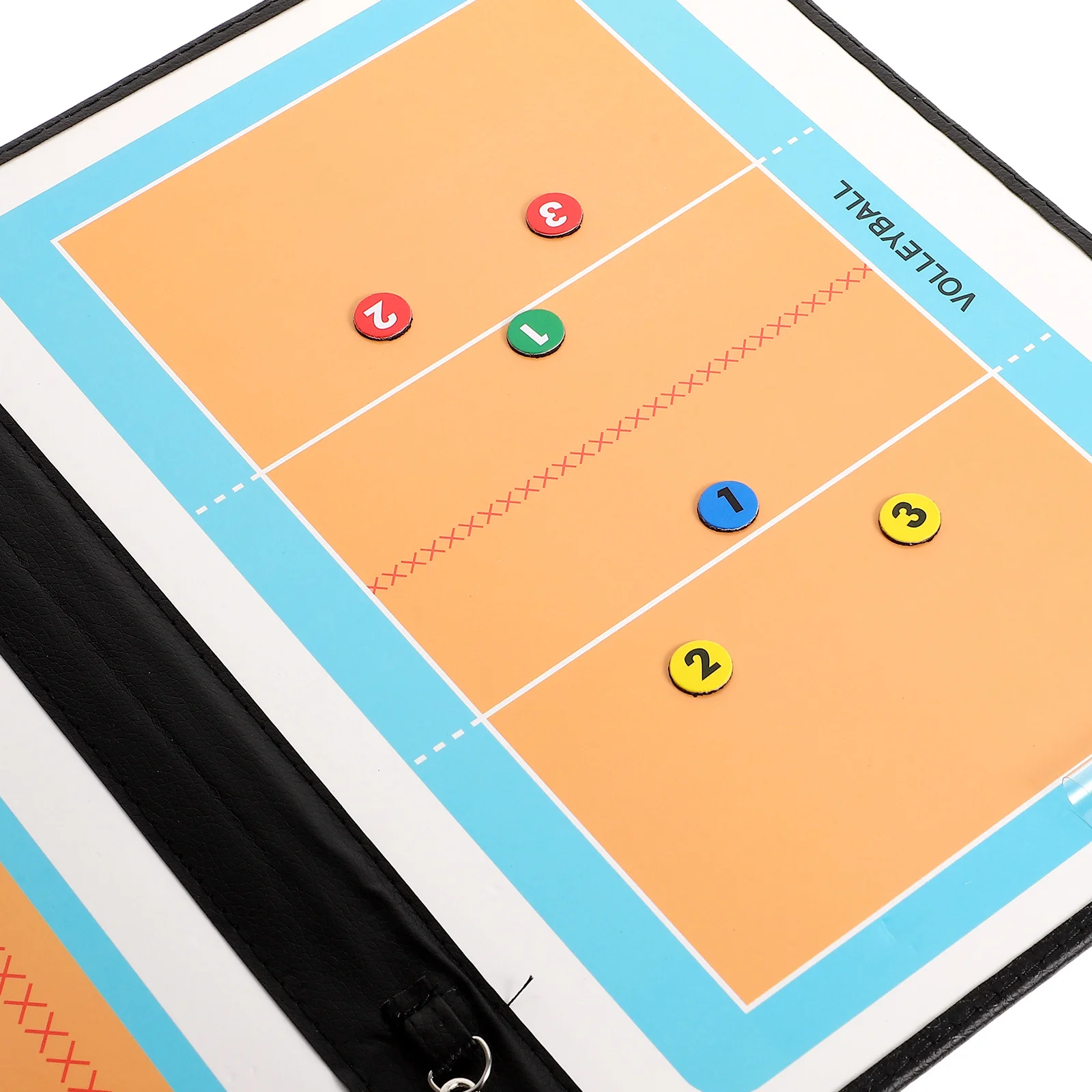 

1Set Volleyball Coaching Board Iron Material Durable Lightweight Multi-Purpose Fixing Indoor Training Match Strategy Sports