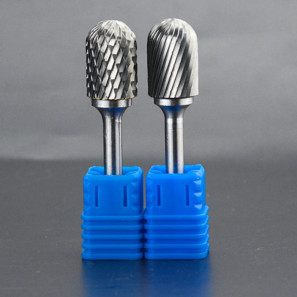 1pc Head Tungsten Carbide Rotary file Tool Point Burr Die Grinder Abrasive Tools 6MM Shank Drill Milling Carving Bit Tools