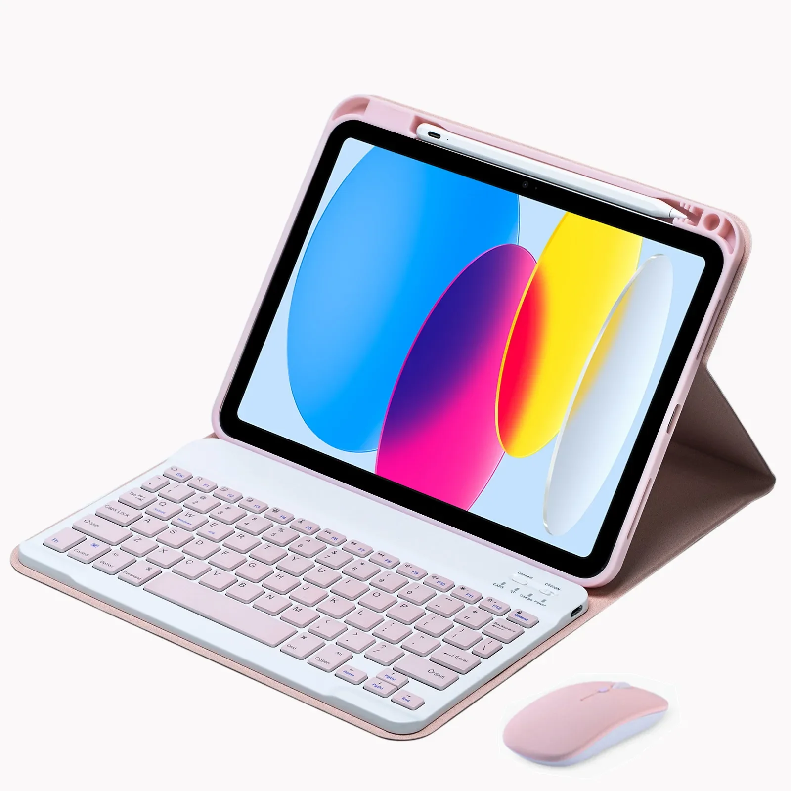 حافظة لهاتف هواوي MatePad 11.5S 2024 مع حامل قلم رصاص غطاء لوحة مفاتيح بلوتوث لاسلكي قابل للفصل لهاتف هواوي MatePad 11.5s Funda