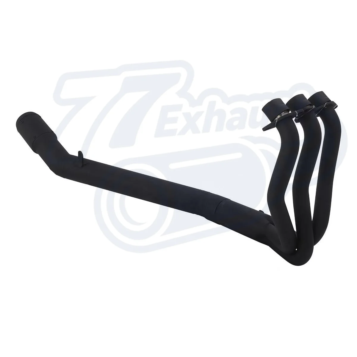 Full Side Exit Exhaust System with Black Ceramic Muffler for Triumph Street Triple 765RS, Free Sticker Included with Every Order
