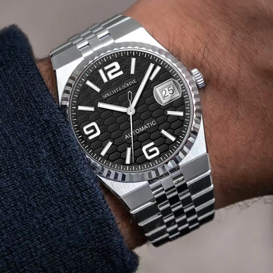 2026 New Specht & Söhne Luxury 37mm Automatic Mechanical Watches