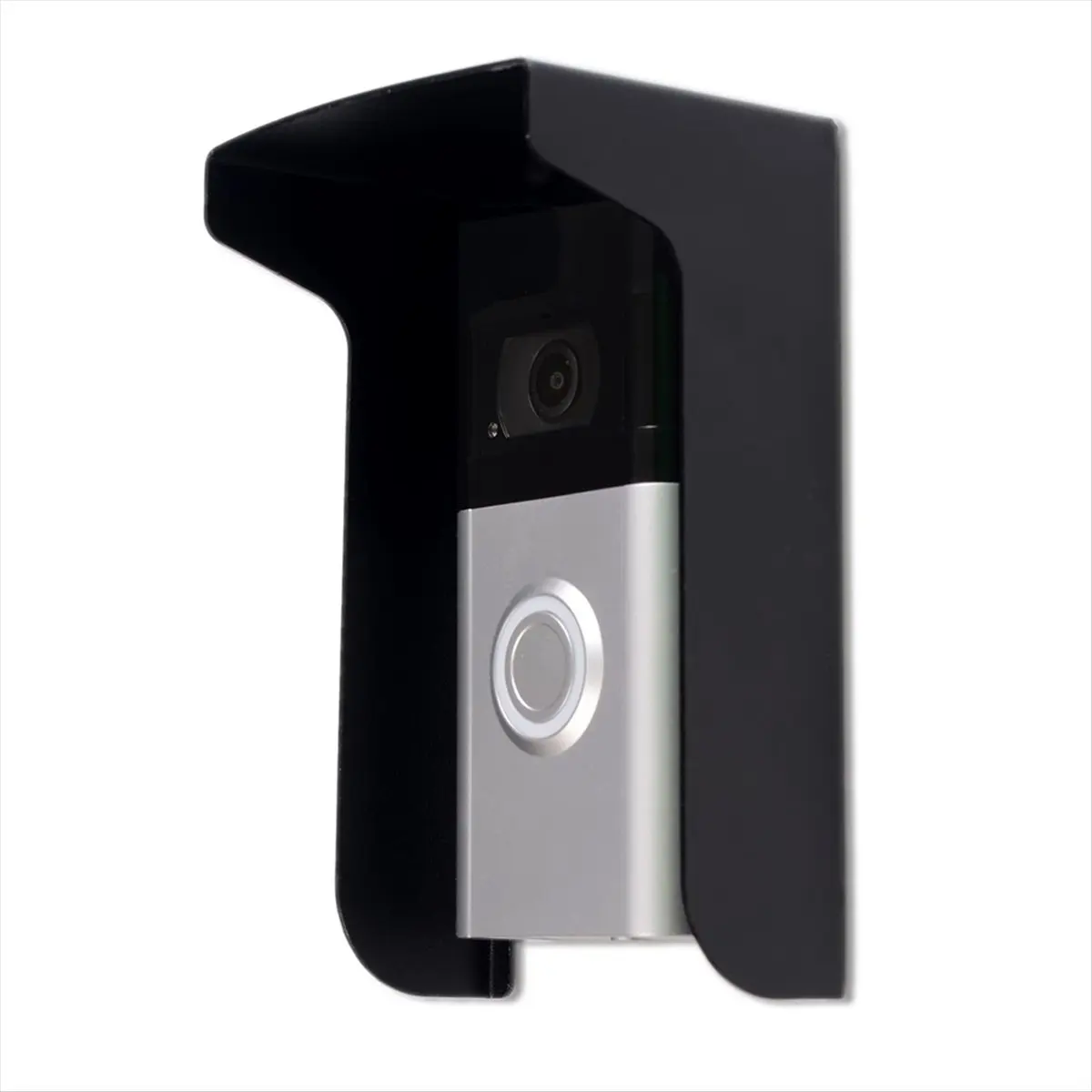 [HIGH] Doorbell Rain Cover Ring Doorbell Anti-Glare Cover, Steel Doorbell Weather-Blocking Cover Protection for Most Doorbells