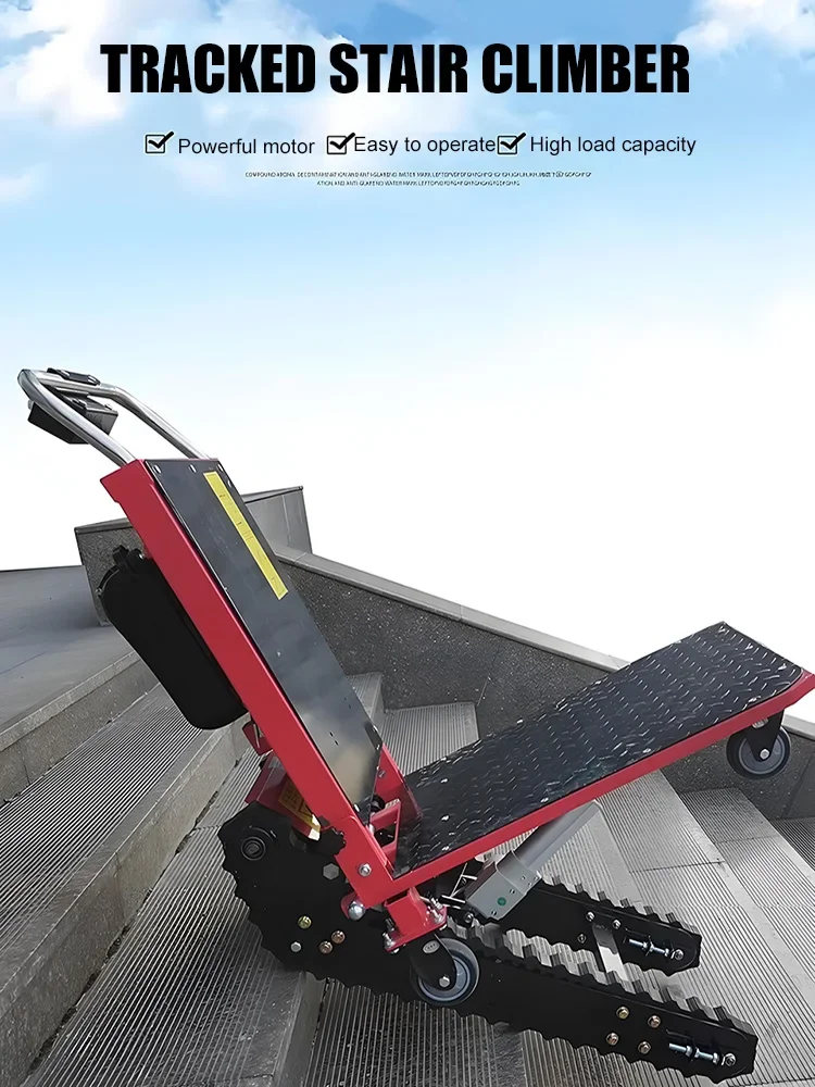 Electric Stair Climbing Machine Factory 300kg Stair Climber Trolley Machine Electric Automatic Stair Climbing Cart
