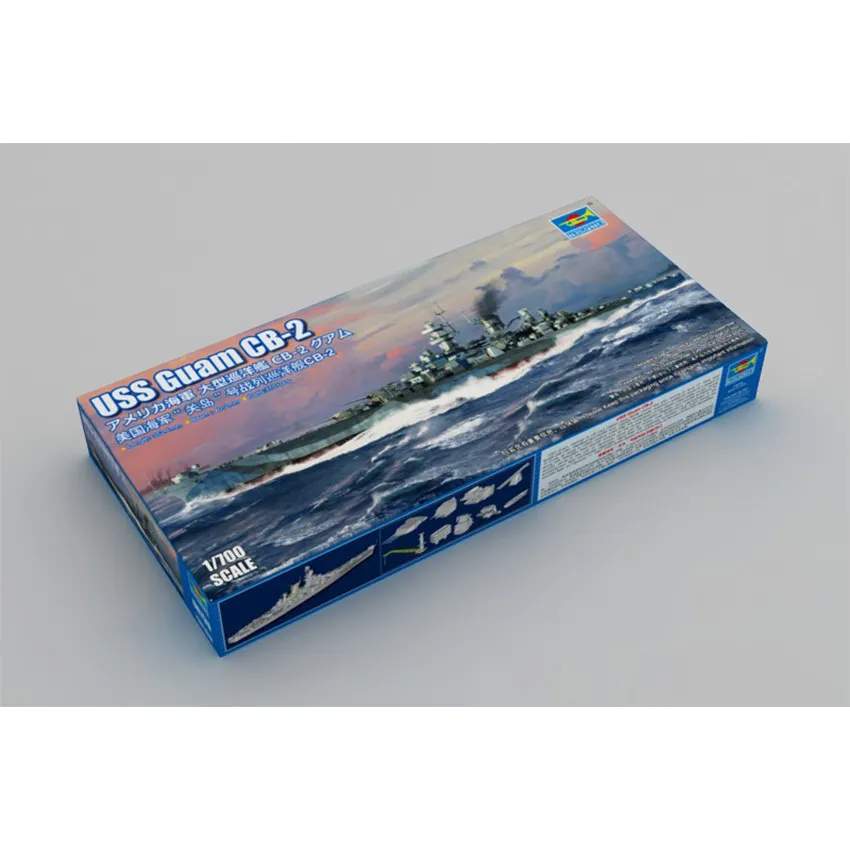 

Trumpeter 1/700 Scale USS Guam CB-2 Military Plastic Assembly Model Kit #06739