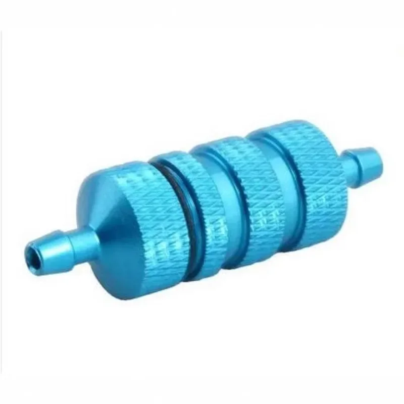 Filtro de combustible 1/8 1/10 filtro de aceite RC aluminio modelo piezas de repuesto de coche 80118 para vehículo HSP Hobo HPi Leihu Henglong