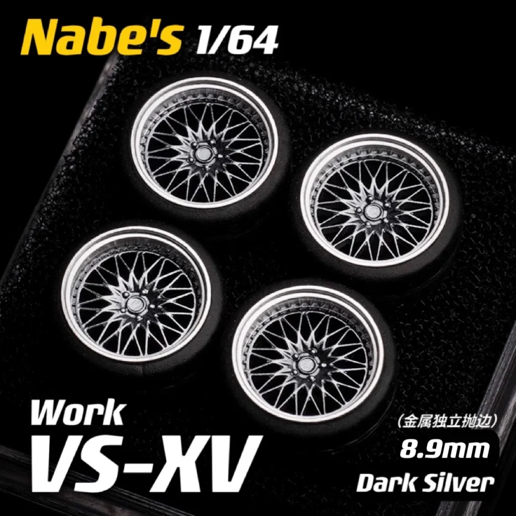 Ruedas 1/64 Nabes X Chika Work VSXV Tuning Wheels 9,7 mm 8,9 mm