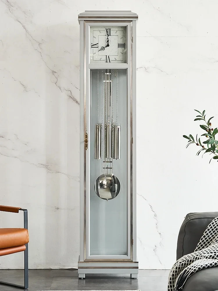 German Living Room the Grandfather Clock Light Luxury Modern Household Minimalist Fashion Clock Italian Large Pendulum Clock