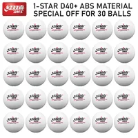 Pelotas de tenis de mesa DHS 1 estrella D40 + pelotas de Ping Pong ABS redondas balas de Ping Pong duraderas para entrenamiento de nivel recreativo ventas al por mayor