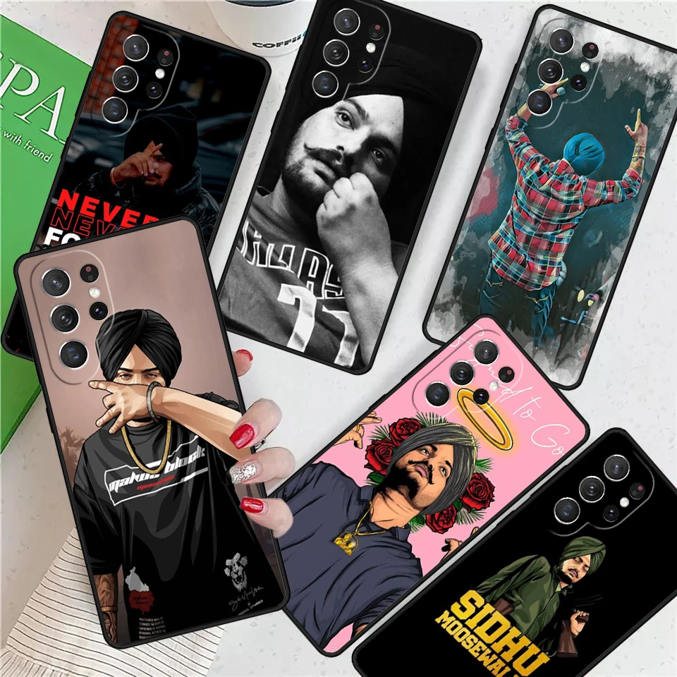 

Hot Sidhu Moosewala For Samsung Galaxy S24 Ultra S21 S22 S8 S9 S10E Note 10 20 Plus FE S23 Phone case Cover Coque