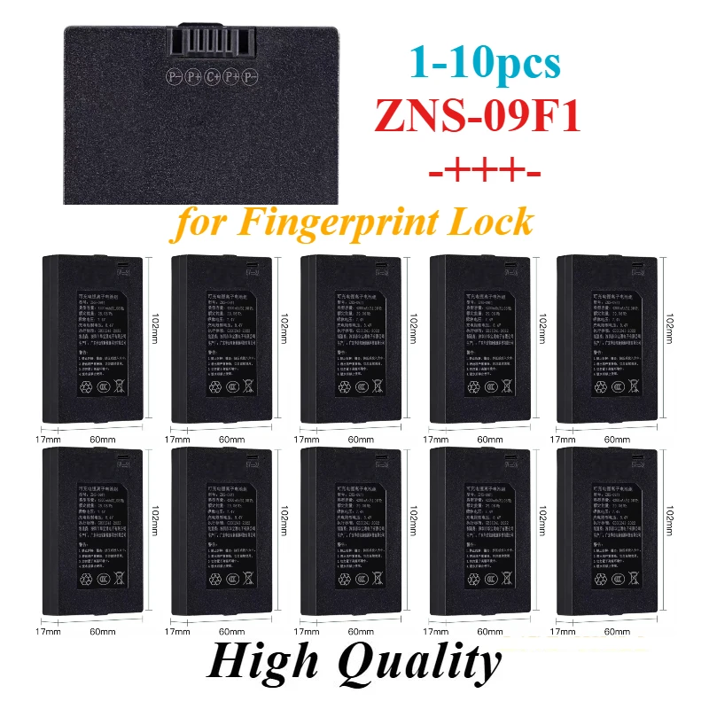 1-10pcs/lot ZNS-09F1 ZNS-09 -+++- Fingerprint Lock Battery Integrated Circuit Chip