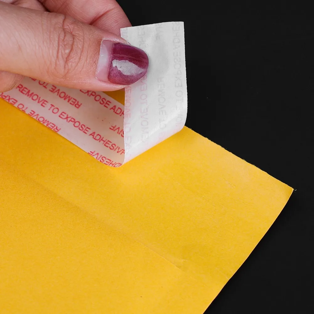 Kraft Bubble Mailers Amplop Tas Tahan Air Spesifikasi Berbeda Amplop Pengiriman untuk Kemasan Hadiah Bisnis 40-10PCS