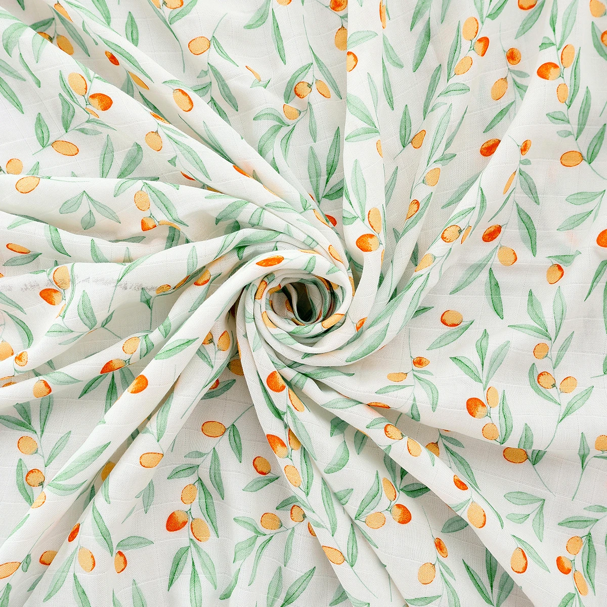1Pc Bamboo Cotton 120x110 Cm Baby Muslin Swaddle Blanket Comfortable Newborn Wrap Blanket Cute Soft Print Baby Towel Wrap