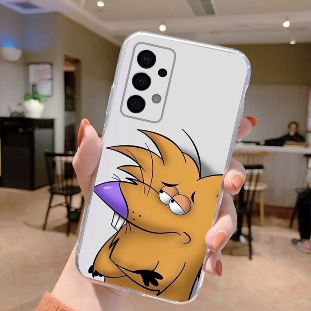 The A-Angry Beavers Phone Case For Samsung Galaxy A71,70,52,40,51,31,A50,21S,30S,Note20ultra Transparent Soft Cover