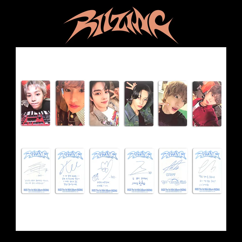 Kpop Idol RIIZE Lomo Cards Photocards BRIIZE Photo Card RIIZING Postcard for Fans Collection