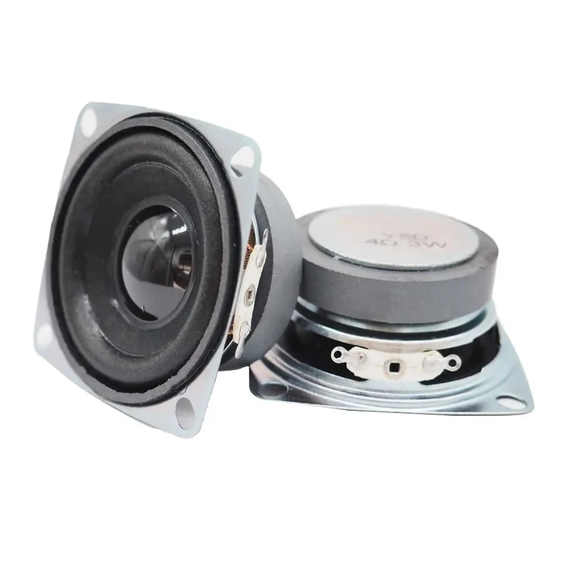 52mm 2 Inch 4 Ohm 3W Square Full Range HIFI Stereo Speaker DIY Bluetooth Audio Loudspeaker 2Pcs/Lot