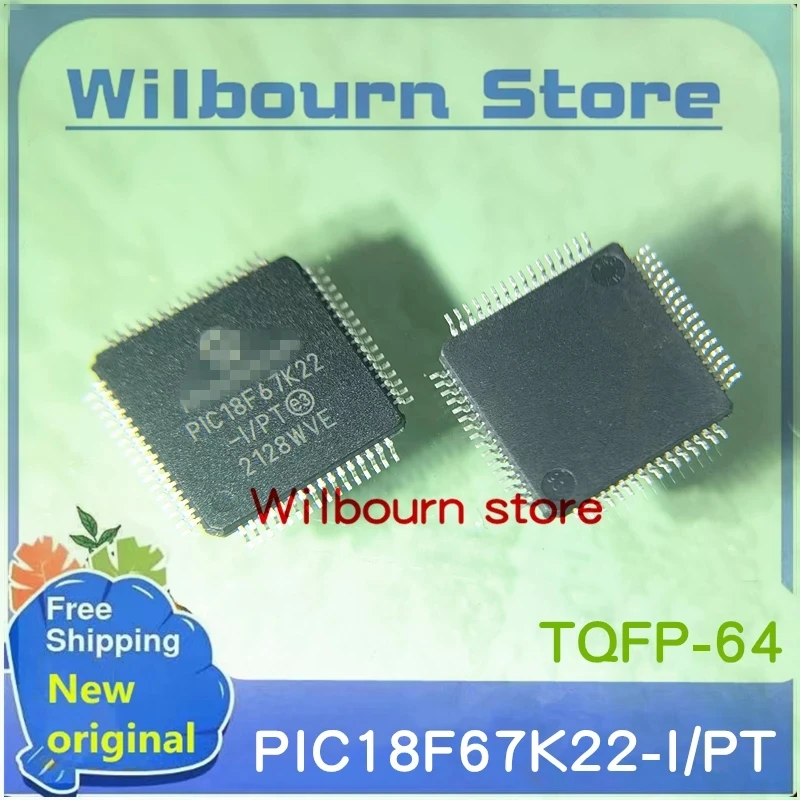 10PCS/LOT PIC18F67K22-I/PT PIC18F67K22T-I/PT PIC18F67K22 -I/PT TQFP64 New original