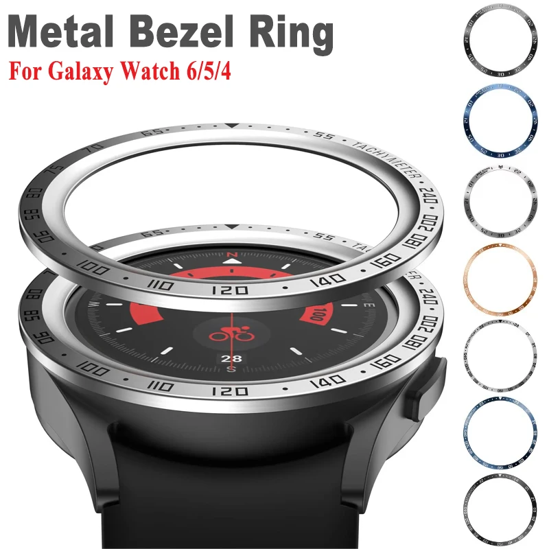 Metal Bezel Ring for Samsung Galaxy Watch 6 4 Classic 47mm 43mm 46mm 42mm Galaxy 5 4 40mm 44mm Smartwatch 5 Pro 45mm Case Bumper