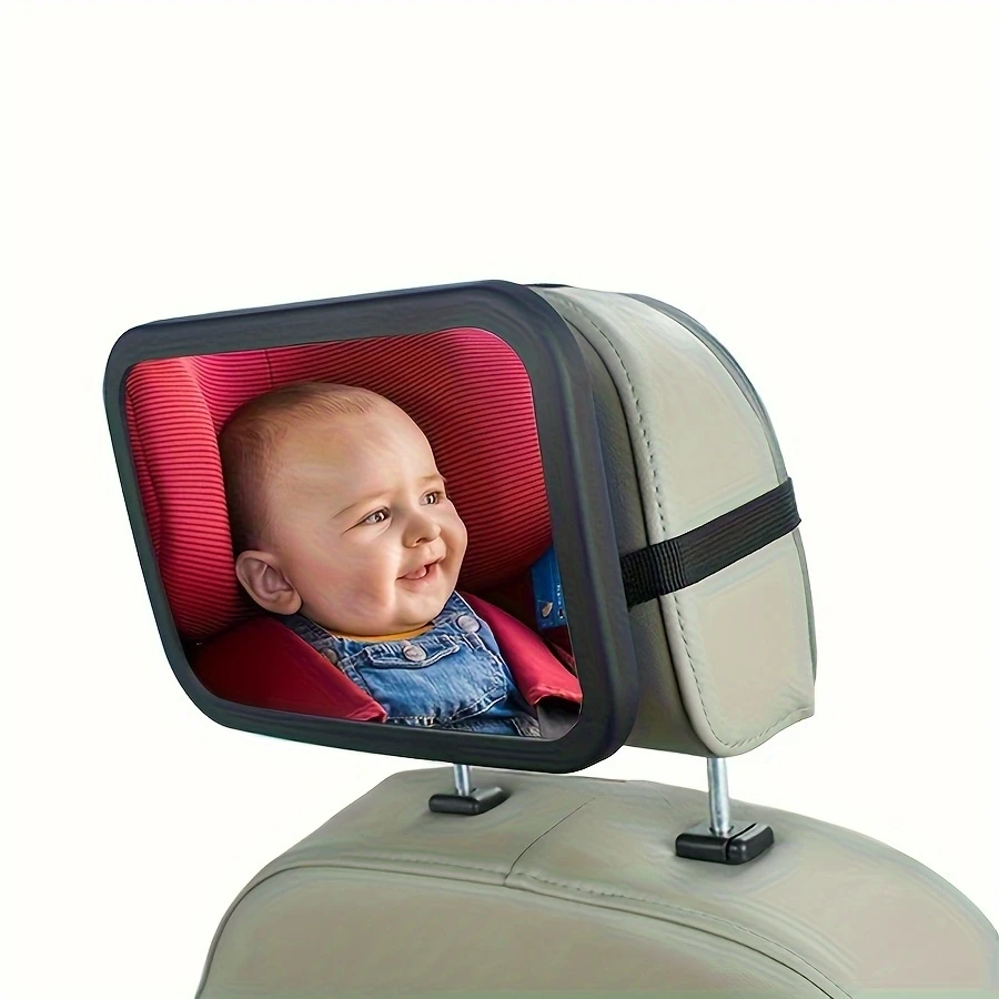 

Baby Car Mirror Adjustable Car Back Seat Rear View Mirror 360° Rotation For Rear Facing Infant Safety Monitor Accessories New