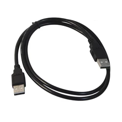 Çift USB uzatma kablosu erkek USB A genişletici silika jel radyatör sabit Disk kamera dizüstü PC için USB veri aktarım kablosu