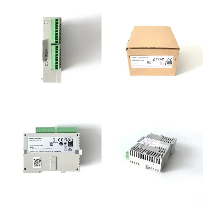 

New, Ready Stock SS Series 16 Point PLC Expansion Module DVP16SM11N Brand New