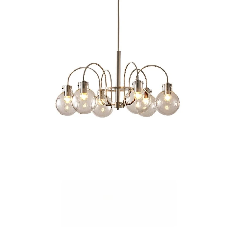 

Medieval living room chandelier retro simple study restaurant lamps Nordic