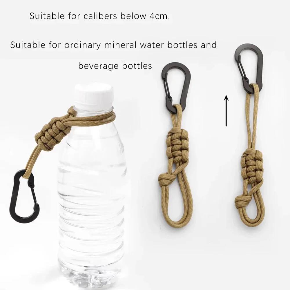 Multifunktionaler Wasserbecher-Halter Premium Karabiner Universeller Wasserflaschen- und Regenschirm-Fixierclip Tragbarer Anti-Verlust-Schlüsselanhänger – Detail 6