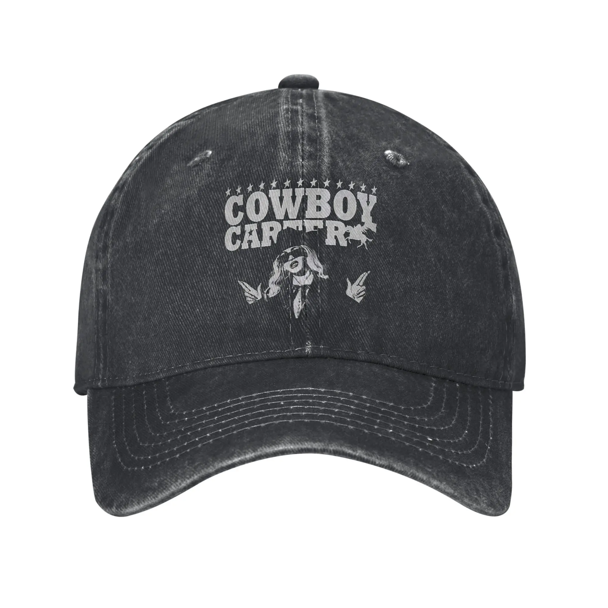 

Vintage Beyonces ROCK Cowboy Carter MUSIC Baseball Cap Unisex Distressed Denim Washed Headwear Outdoor Adjustable Fit Caps Hat