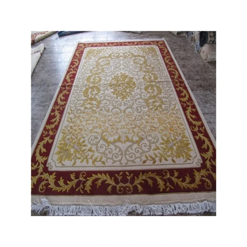 Carved wool carpet minority French carpet court baroque soft decoration British