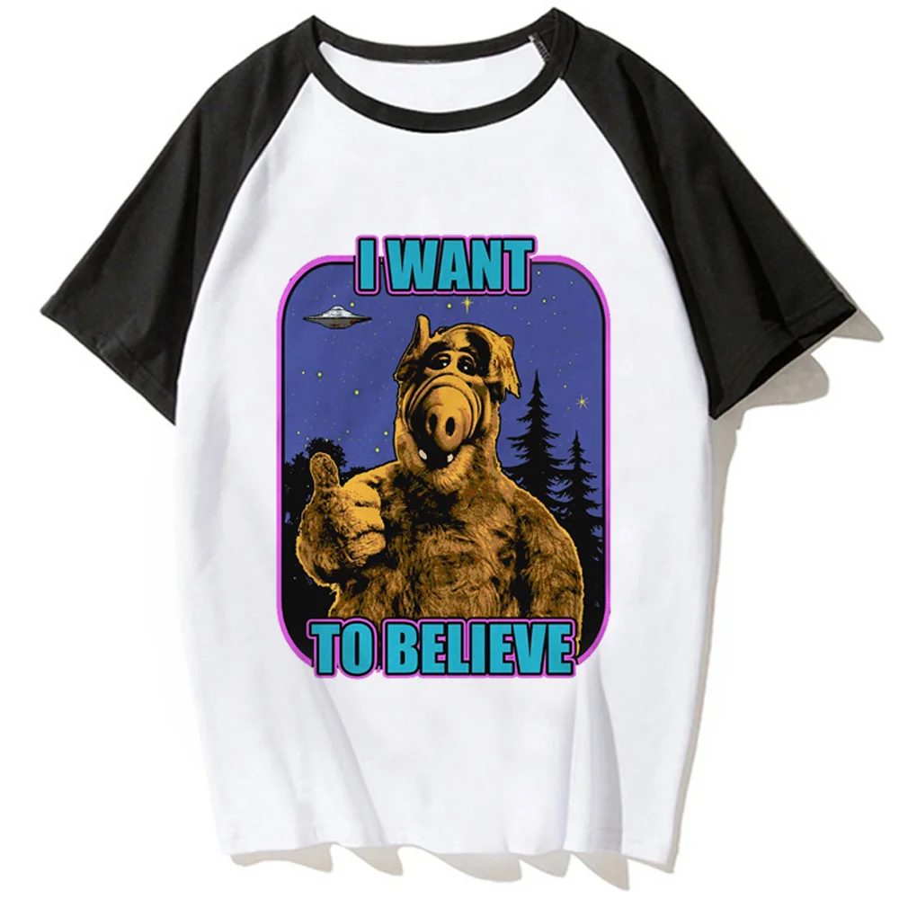 Alf top men designer funny Y2K Tee boy graphic harajuku streetwear clothes