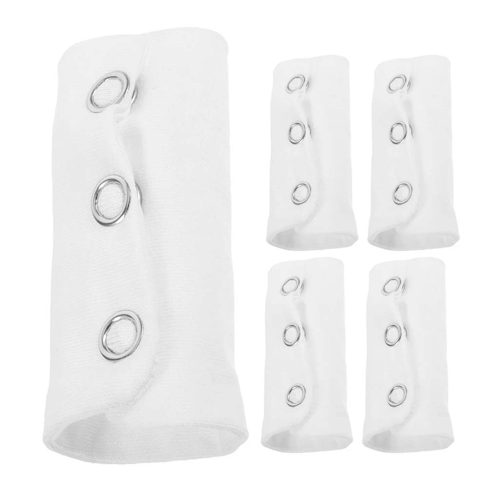 

5 pcs Khaki Jumpsuit Extender Bodysuit Crotch Fabric Double Layer Soft Skin Long Lasting Easy Clean Versatile Use Body Suit