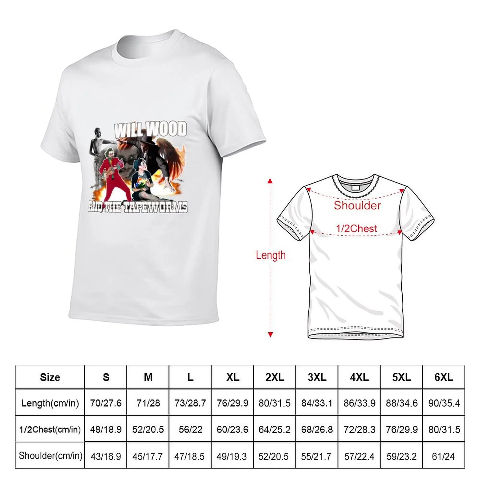 coolest will wood shirt ever T-Shirt Durable Work Wear T-Shirt