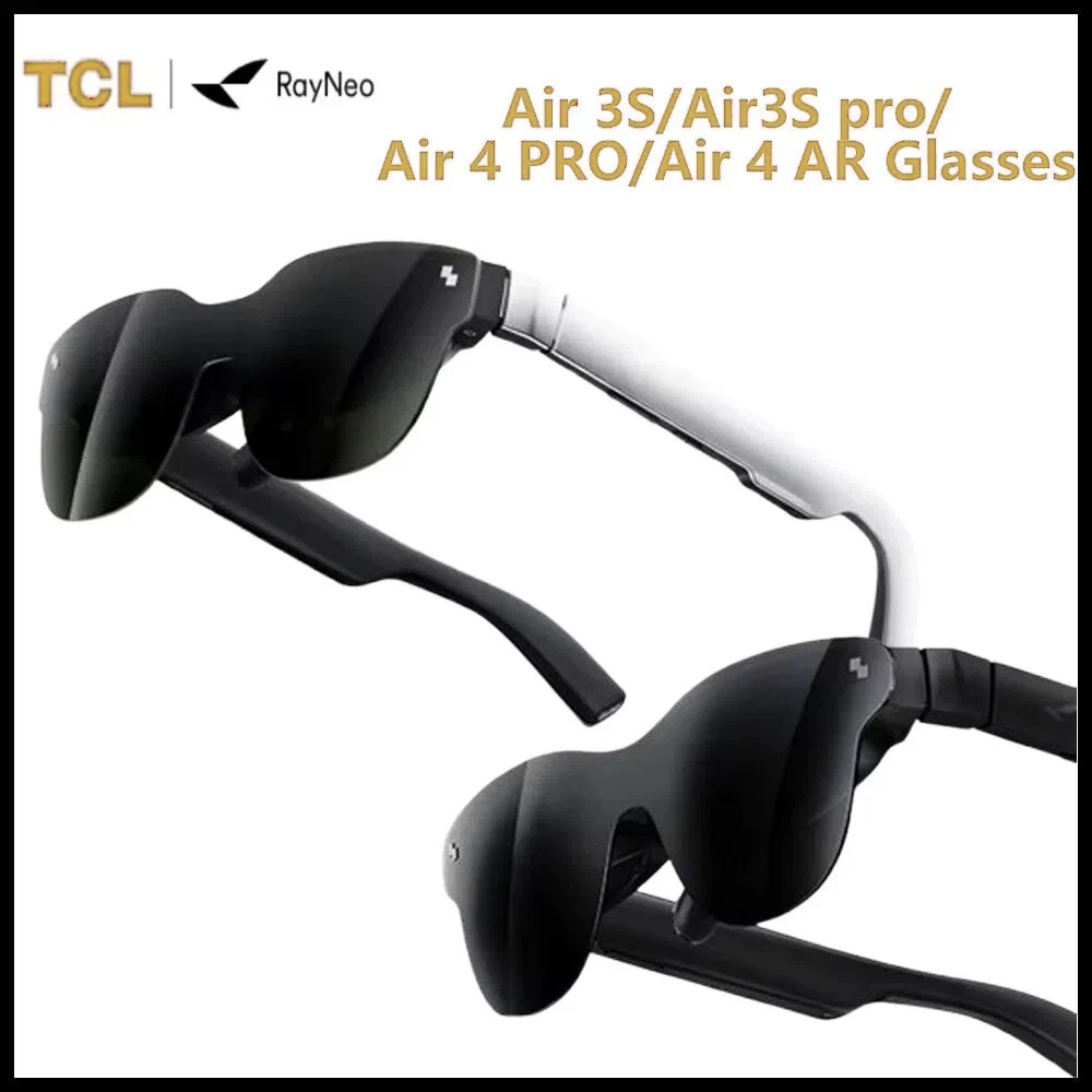 

Умные AR-очки TCL RayNeo Air 4 / Air 4 PRO / Air 3S / Air 3S Pro с 201-дюймовым Micro OLED 3D HD экраном для частного кинотеатра на телефоне и компьютере
