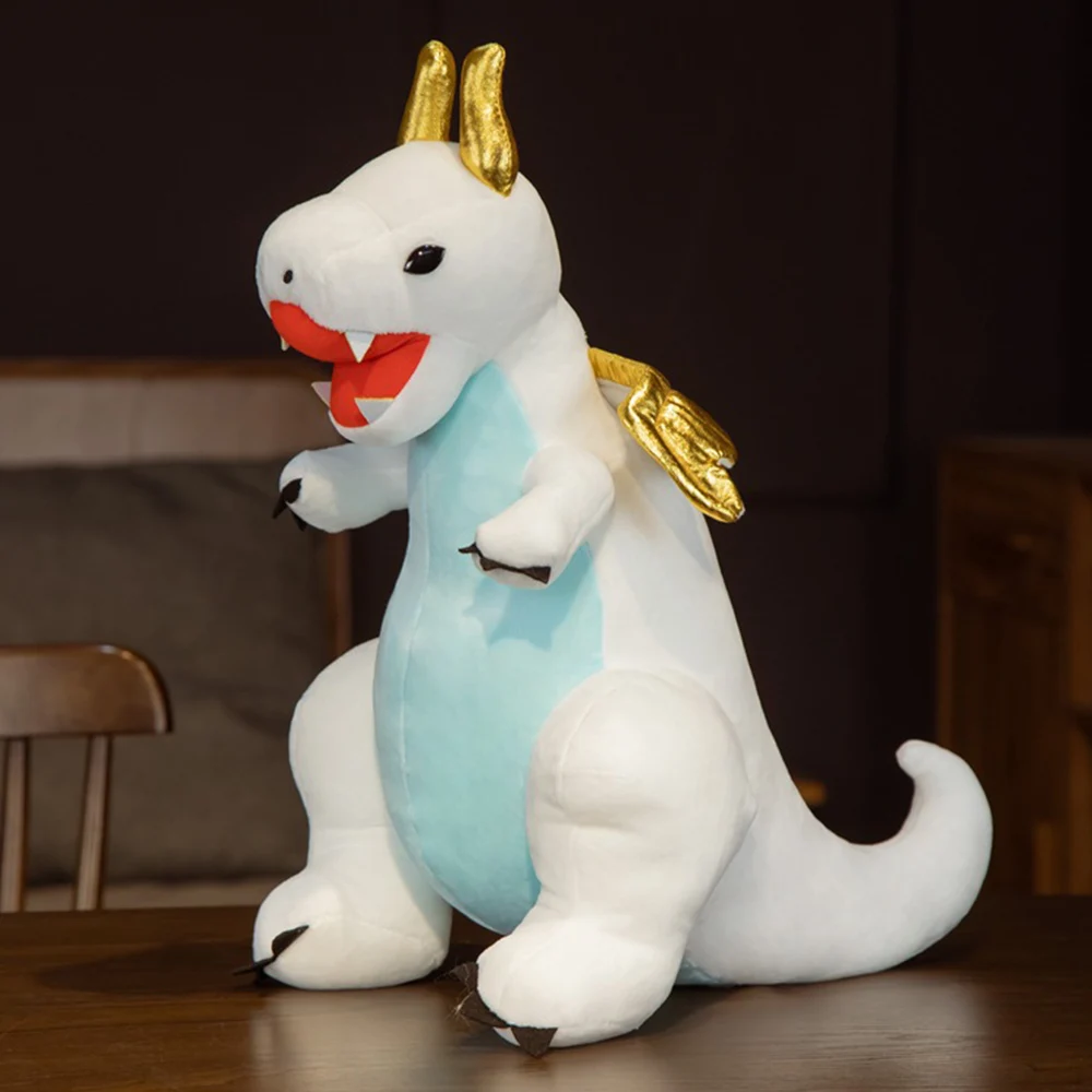 ตุ๊กตาไดโนเสาร์อนิเมะ ตุ๊กตาผ้าเนื้อนุ่ม ของเล่นกอดเพื่อน หมอนหนุนนอนสำหรับเด็ก