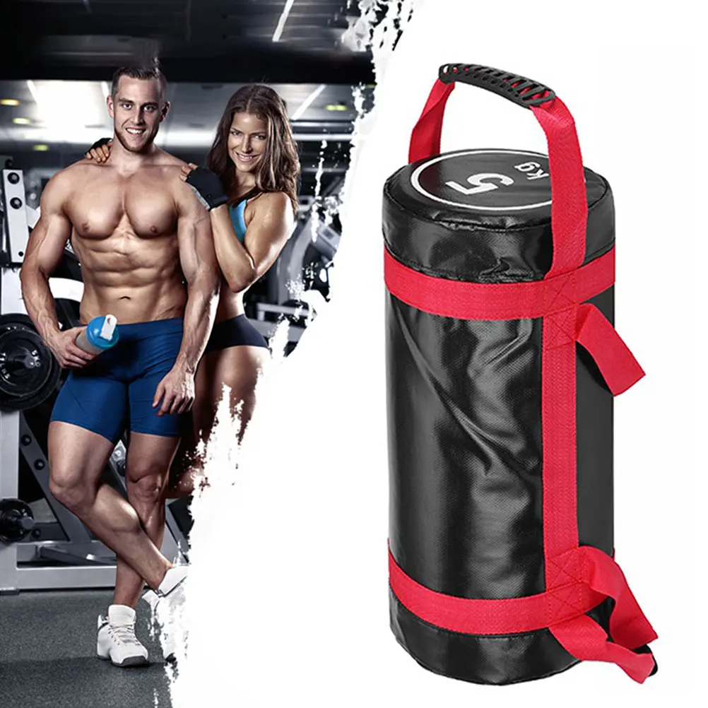 

1Set Pro Grade Fitness Adjustable Sand Filled Workout Bag for Power Training Stability Drills Routine