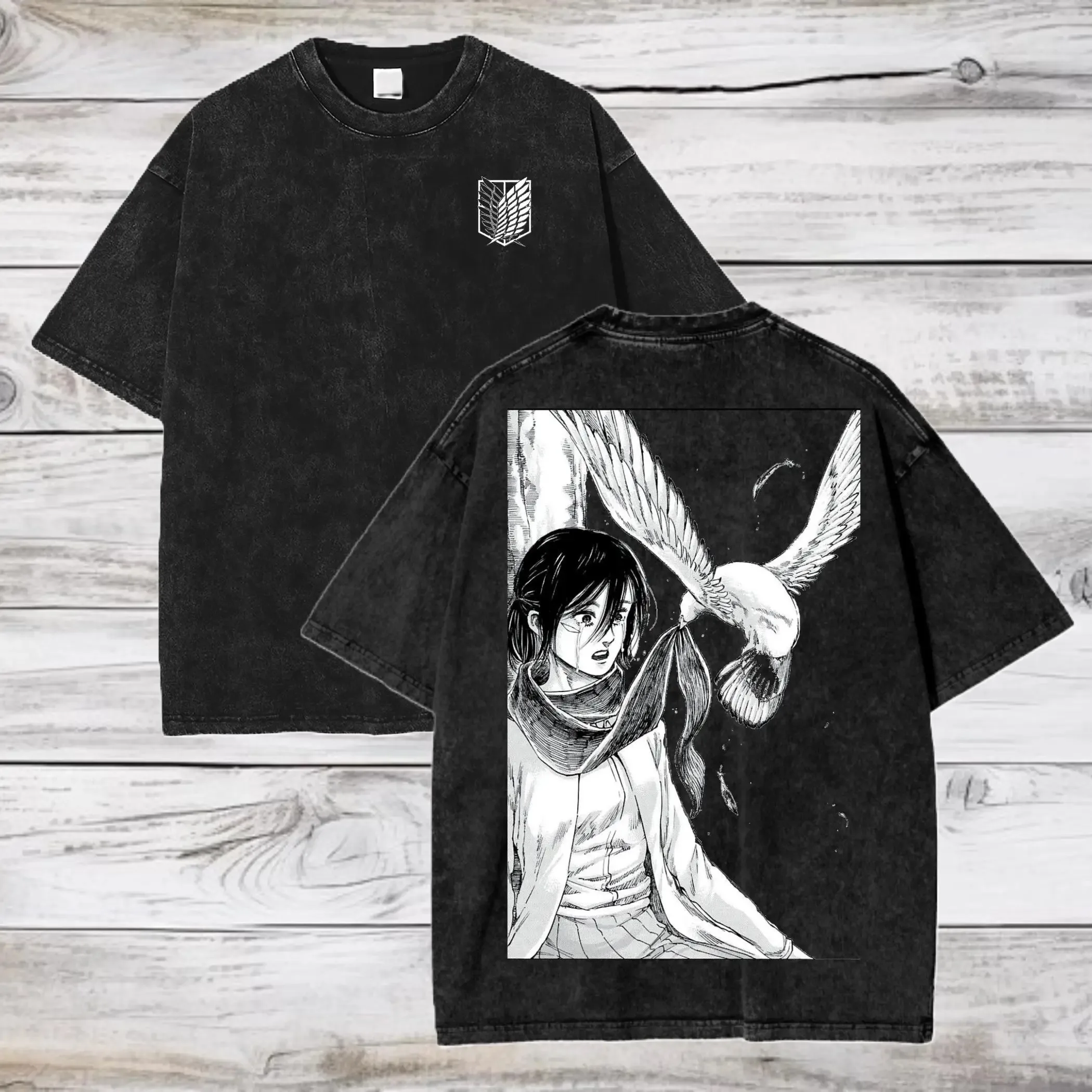 japones-quente-anime-ataque-em-tita-levi-ackerman-impresso-lavado-camiseta-confortavel-oversized-unisex-produto-quente-de-alta-qualidade