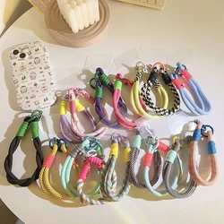 Wrist Strap for Phone Charm Luxury Cell Accessories with Patch Key Lanyards Exquisite Bracelet Telephone Jewelry Rope Keychain