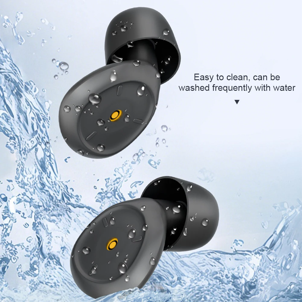 سيليكون إلغاء الضوضاء سدادات عزل الصوت تصفية سدادات النوم المهنية لينة مكافحة الضوضاء الإسفنج النوم سدادات الأذن