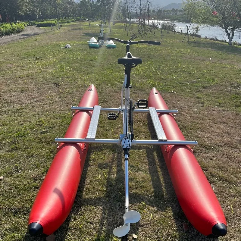 water recreational surfboard water bike single bicycle bicycle pontoon inflatable bicycle