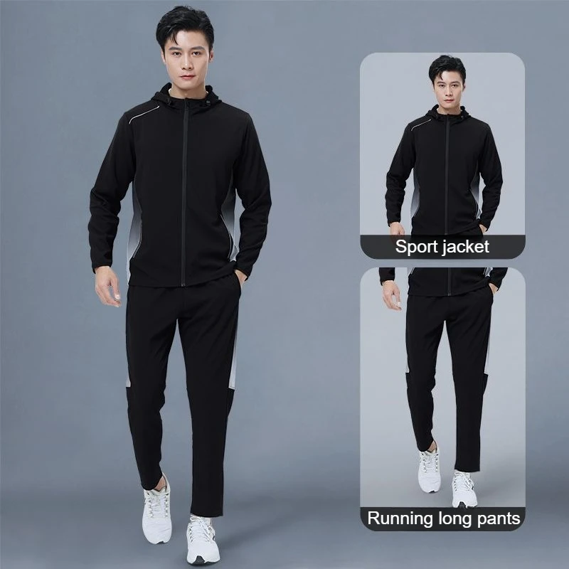 

Men's Sports and Leisure Sets: Ideal for Running, Training, Morning Runs, Outdoor Cycling in Autumn and Winter