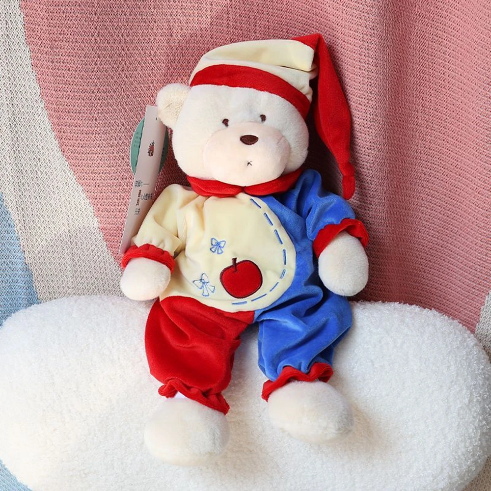 

43CM Cute Bear Plush Toys Dressed Up For Sleeping To Soothe Children Doll Pajamas Style Children's Birthday Christmas Gifts