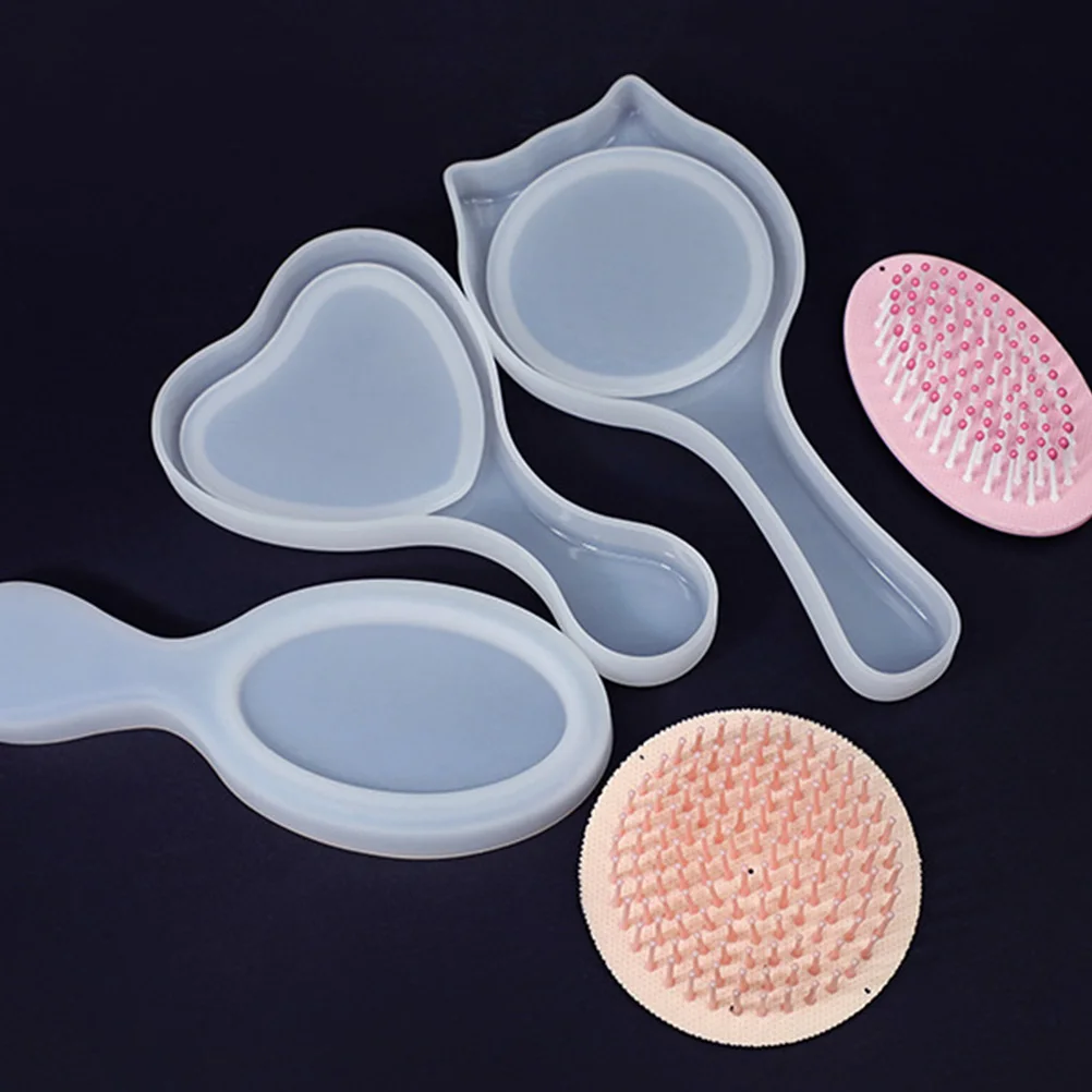 

1Set DIY Silicone Comb Mold Kit Flexible Epoxy Casting Tool for Handicrafts Non Stick Reusable DIY Silicone Comb Mold