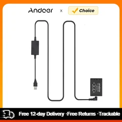 Andoer DR-E12 USB Power Kit DC Coupler Dummy Battery Replace of LP-E12 Battery w/ USB DC Converter Power Cable for Canon Cameras