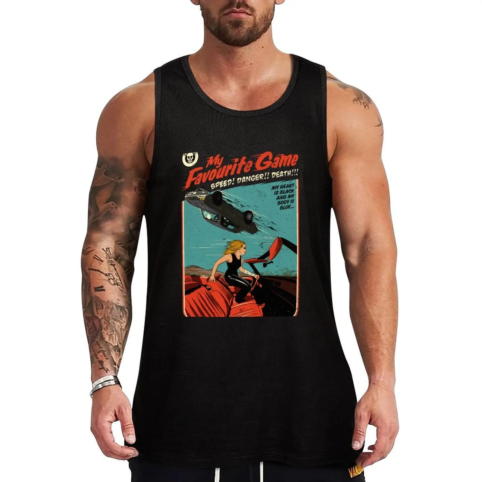 My Favourite Game! Tank Top Basic Casual Sleeveless Top Solid Lightweight Tank