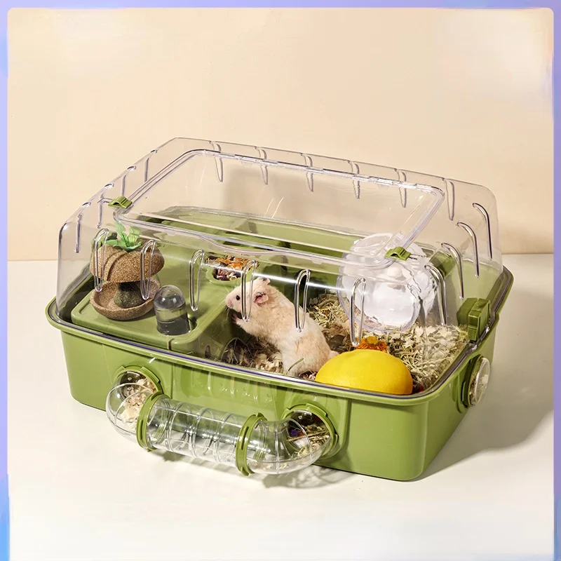 

Hamster Cage Tunnel Djungarian Hamster Cottage Oversized Villa Transparent Acrylic Hamster Cage Supplies